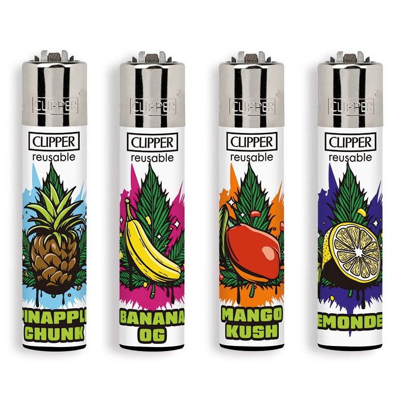 Accendino Clipper Large Fruit Strains x 48pz - Clicca l'immagine per chiudere