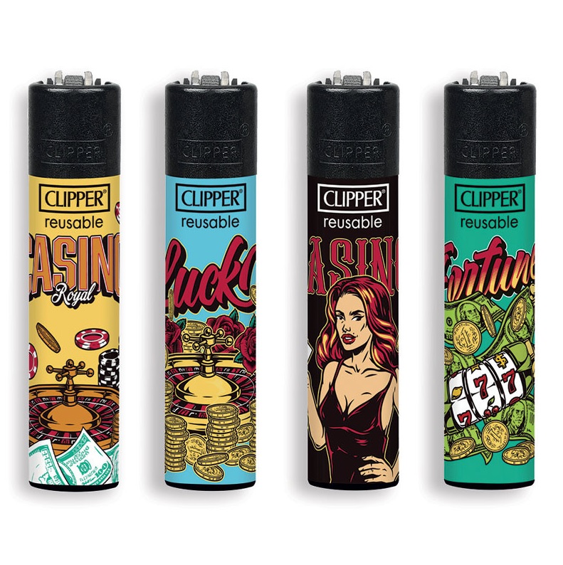 Accendino Clipper Large Retro Bets x 48pz