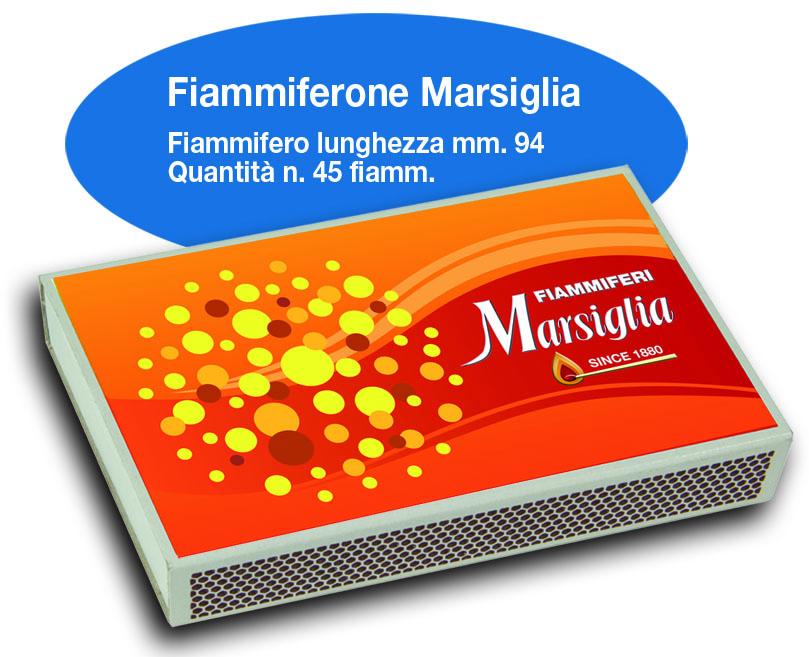 Fiammiferi Fiammiferone Marsiglia x 10 scatoline